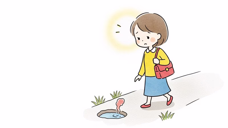 103万円の壁と178万円の壁の違いに戸惑う女性のイラスト