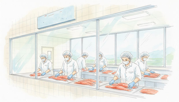 コストコのサーモンはなぜ冷凍なしで生食できる?アニサキスが“ほぼ出ない”理由と安全な持ち帰り術