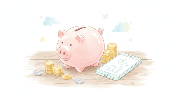 赤い豚の貯金箱の横にiPhone 17eが負いてある. iPhone 17eは待つべき?発売日・価格予想と16eの違い|MagSafe対応の噂も【2026年最新】