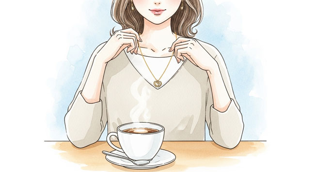 【ダブルハートネックレスの意味】2つの心が結ばれる愛の象徴|英国アンティーク調を日常のお守りに