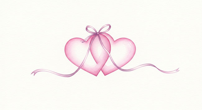 【ダブルハートネックレスの意味】2つの心が結ばれる愛の象徴|英国アンティーク調を日常のお守りに