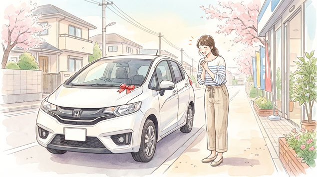 納期の早さと車購入の決断イメージ