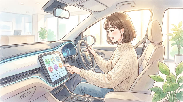  新型フィットのデジタルコックピットイメージ