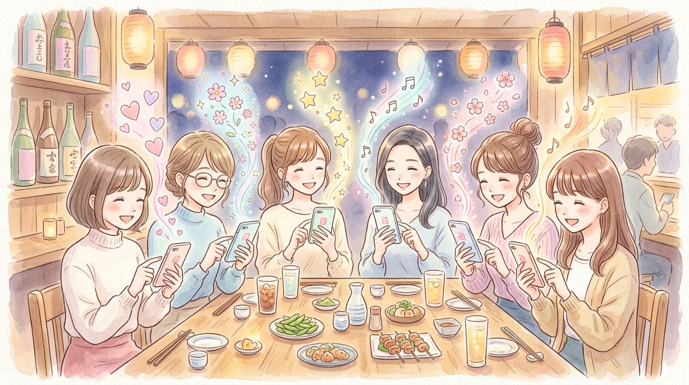 PayPay集金が20万円超えたら確定申告?飲み会幹事の税金ルールを解説 PAYPAYを幹事が集計している風景