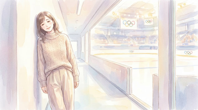 世界選手権欠場の理由を考える女性