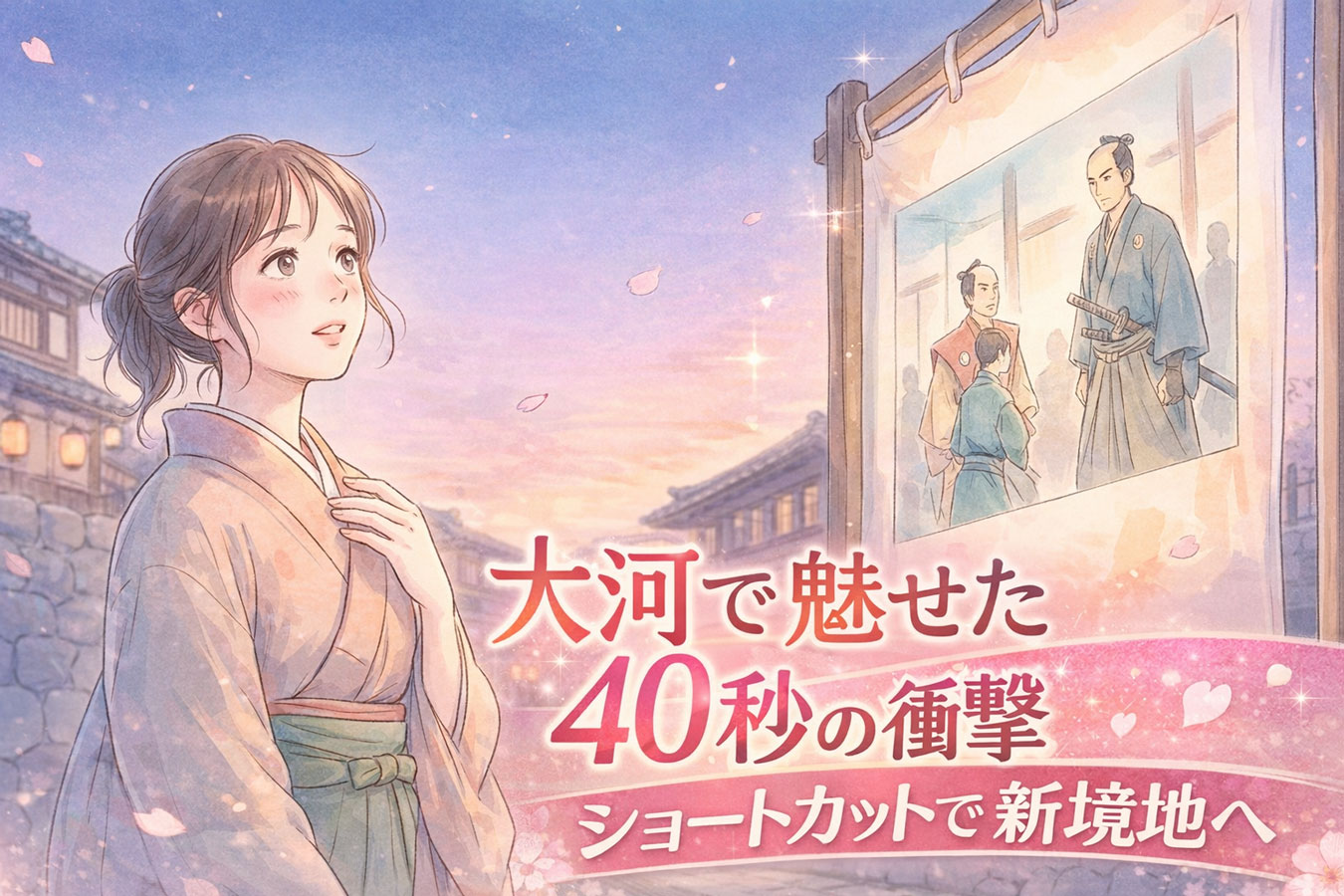 吉岡里帆の大河ドラマ初登場に注目する女性のイメージ