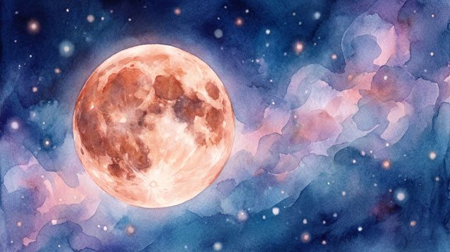 ひな祭りの夜に皆既月食【2026年3月3日】時間・方角・赤い理由と撮り方