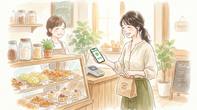 paypayも使えます
