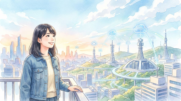 外資と国産が共存する日本クラウド市場の変化を表したインフラ風景