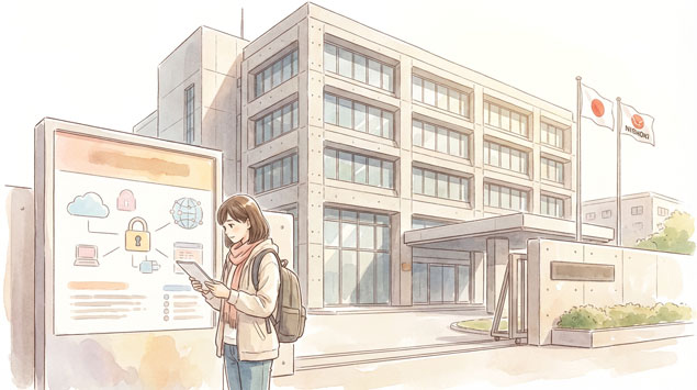 ガバメントクラウドと日本のIT政策をイメージした技術インフラ施設