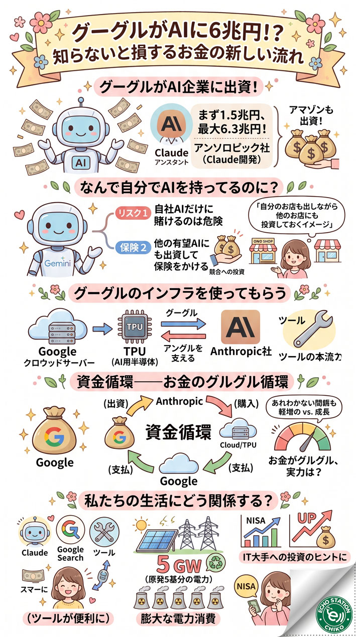 グーグルがAIに6兆円！？知らないと損するお金の新しい流れ