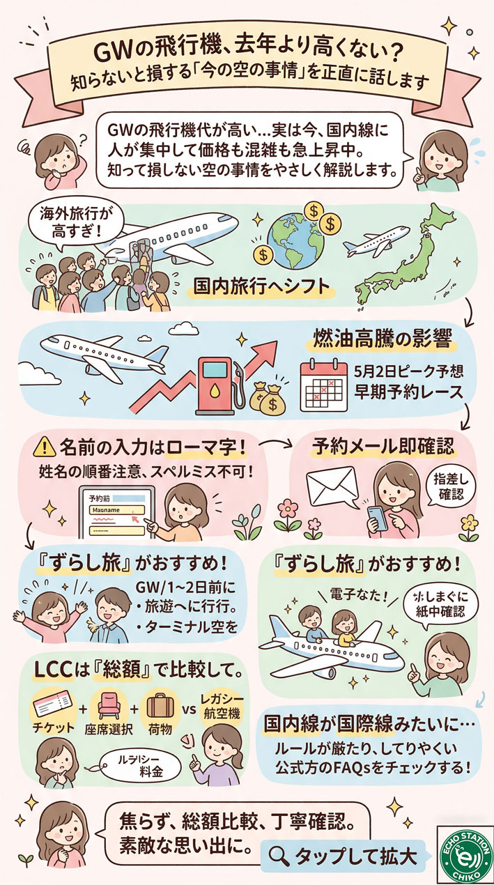 Wの空港で飛行機の価格インフォグラフ