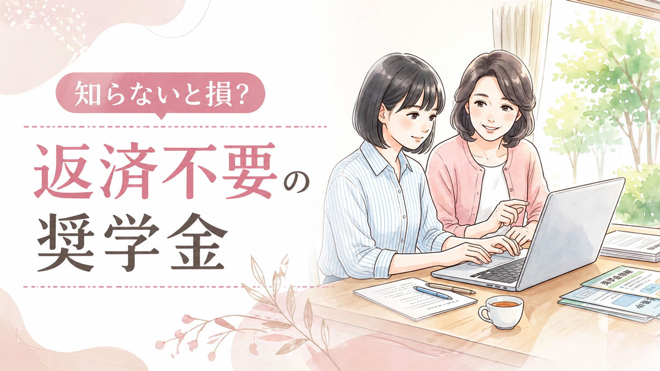 大学進学の資料と家計メモを見ながら考える女性