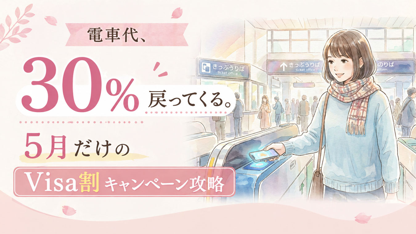 タッチ決済で電車に乗る女性