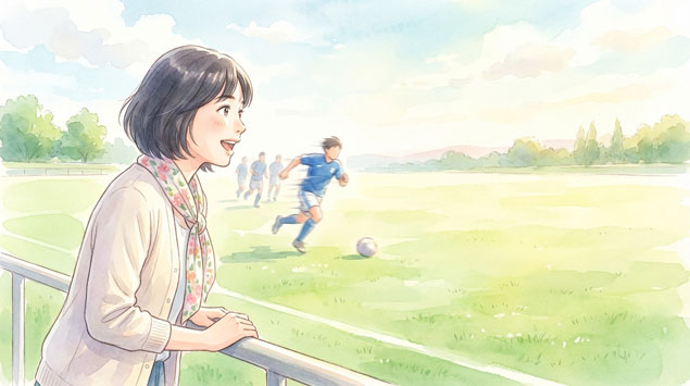 日本の速攻に期待する女性