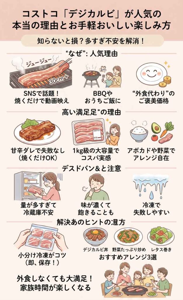 知らないと損？コストコ「ロールキャベツ」が賛否ある本当の理由と上手な選び方インフォグラフ