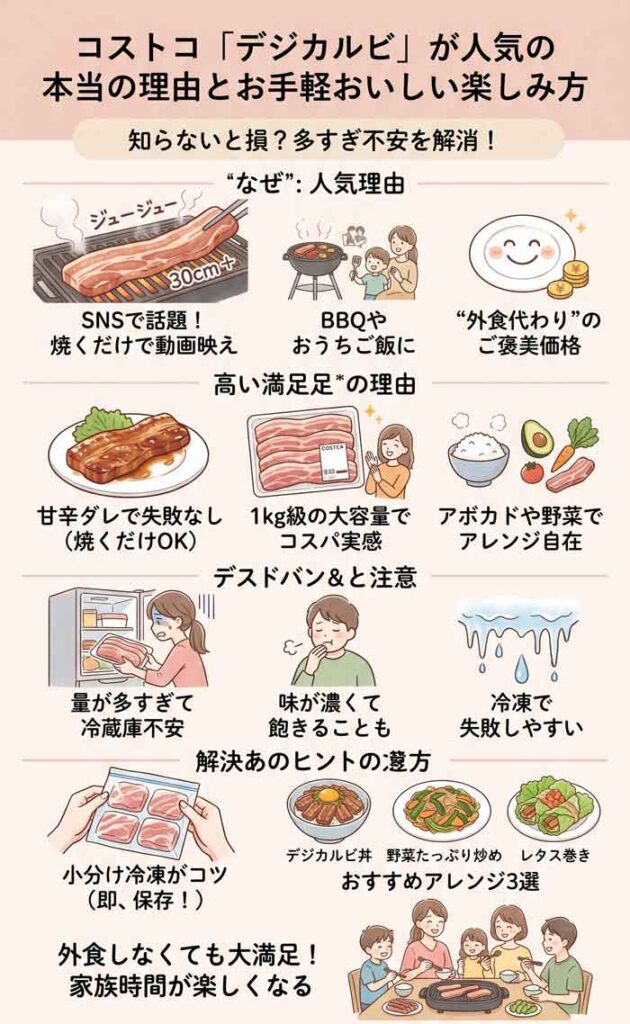 知らないと損？コストコ「デジカルビ」が人気の本当の理由とおいしい楽しみ方 インフォグラフ