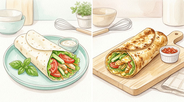 ▶ 焼く前と焼いた後の比較イメージ