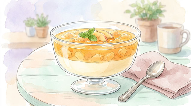 ▶ おうちカフェ風のデザート時間