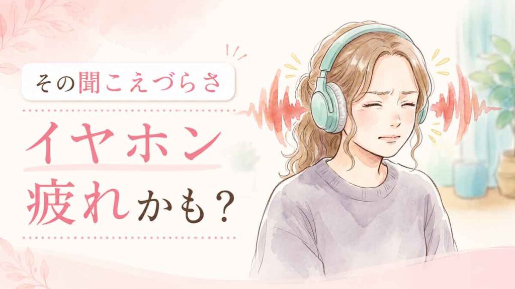イヤホン難聴イメージ