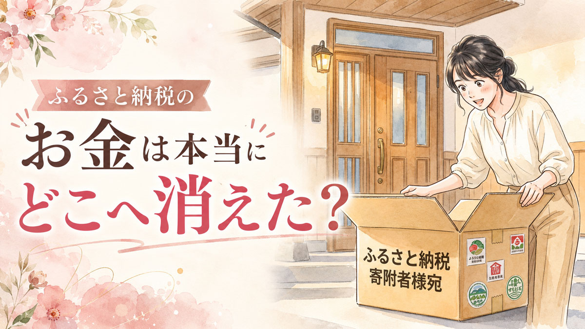 ふるさと納税で寄付した1万円、自治体に本当に残るのは半分以下?お金の流れ・都市部の税収流出・経費率48.6%の実態・楽天と国の対立まで、知られざる深層を徹底解説。