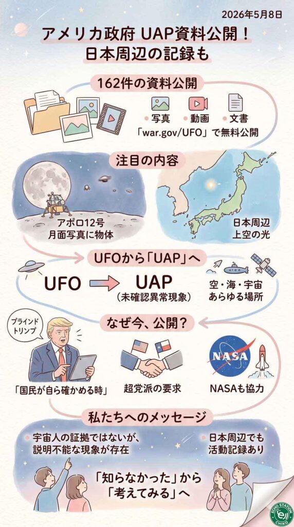 アメリカ政府がUFO資料を公開!月面・日本周辺の映像も 気になる中身を全解説 インフォグラフ
