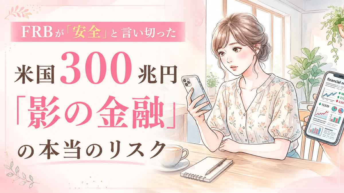 カフェでスマートフォンの経済ニュースを読み、不思議そうな表情を浮かべる日本人女性
