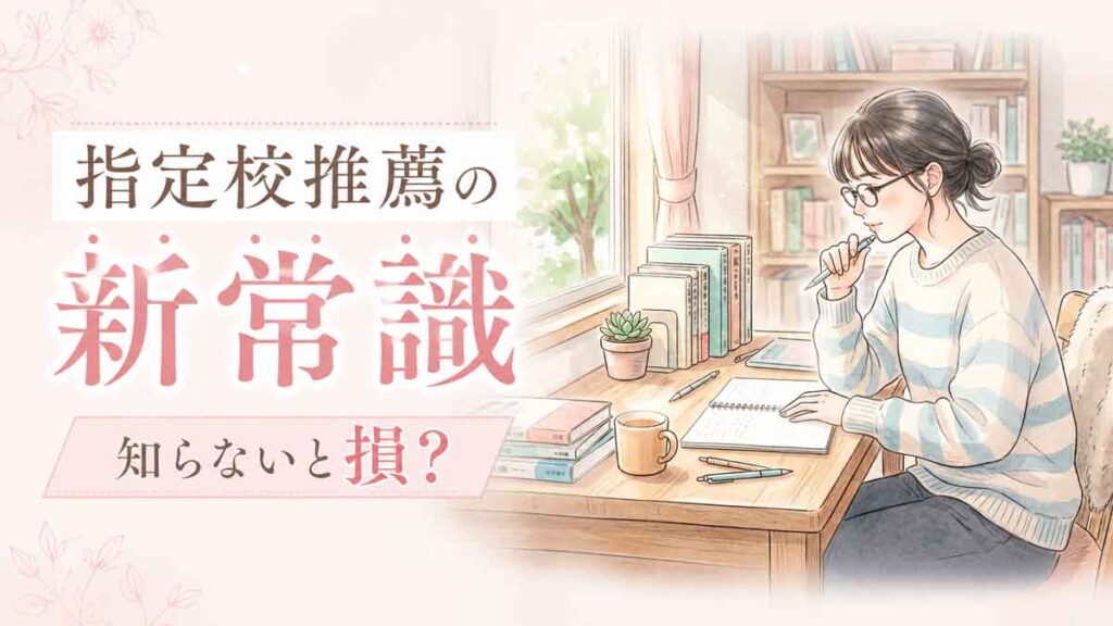 勉強する女性