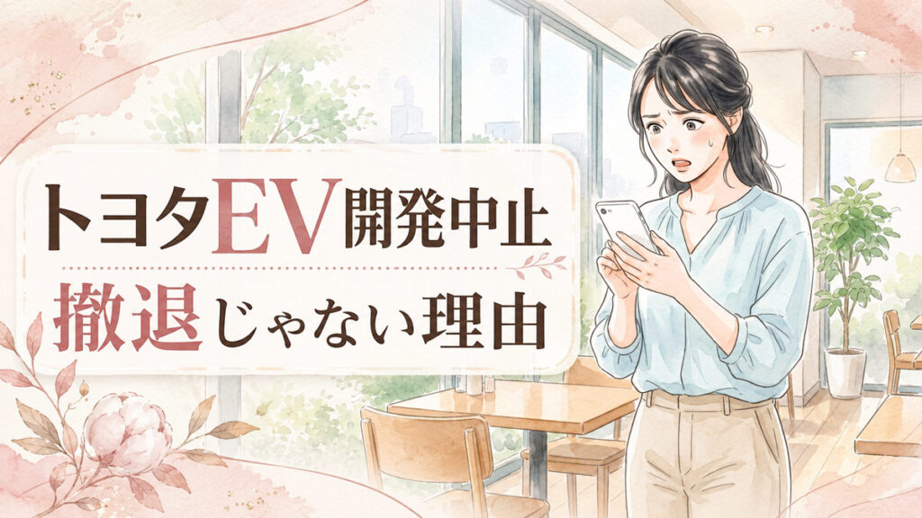 スマートフォンでニュースを読んで驚いた表情の日本人女性