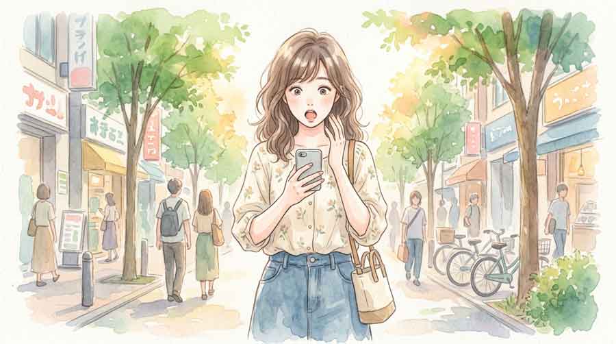 ふかわりょうが大河ドラマの主役と聞いて スマートフォンでキャスト発表ニュースを見て驚く女性