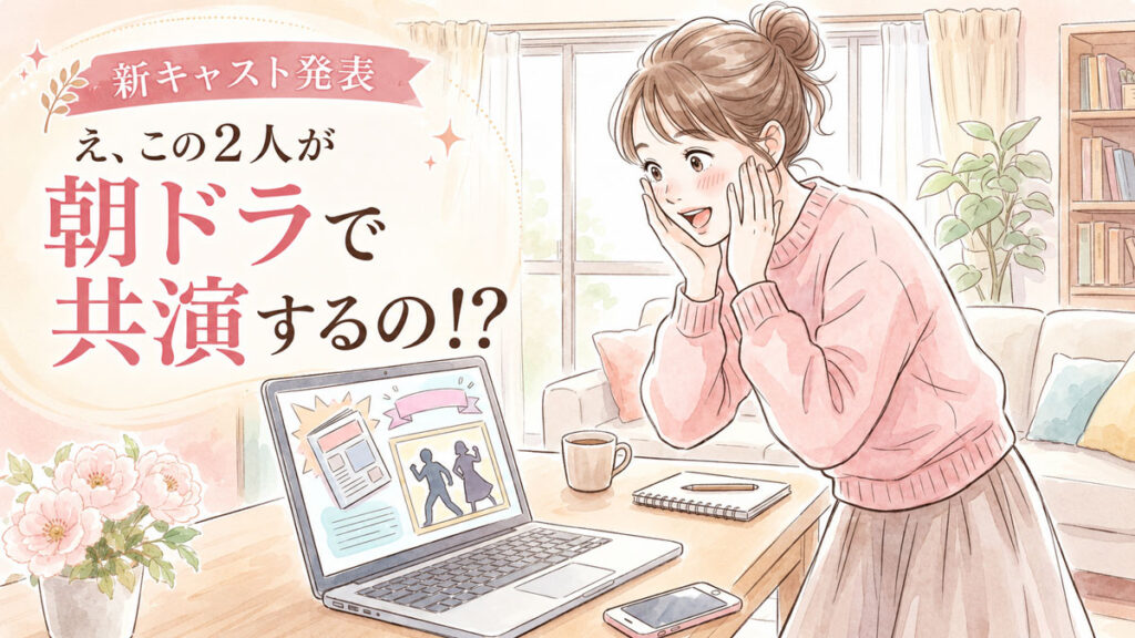 ブラッサム新キャスト遠藤憲一・井浦新が演じる文芸誌編集者コンビの発表イメージ