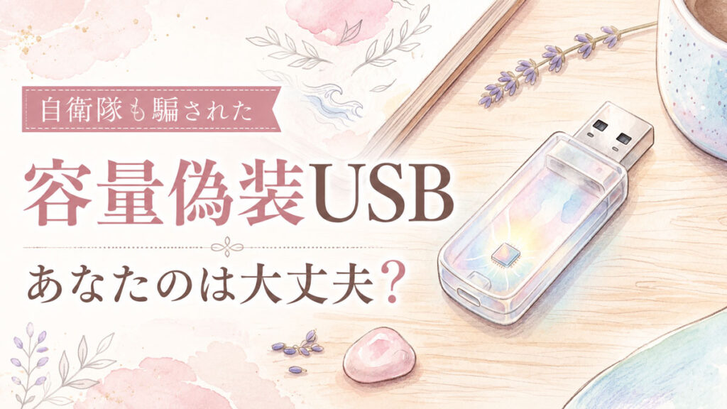 容量偽装USBの実態|1TB表示なのに中身は空っぽだった衝撃の瞬間