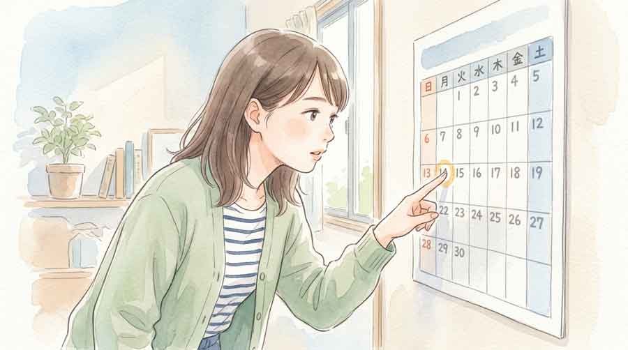 ディズニー値上げいつからか運営カレンダーで確認する様子