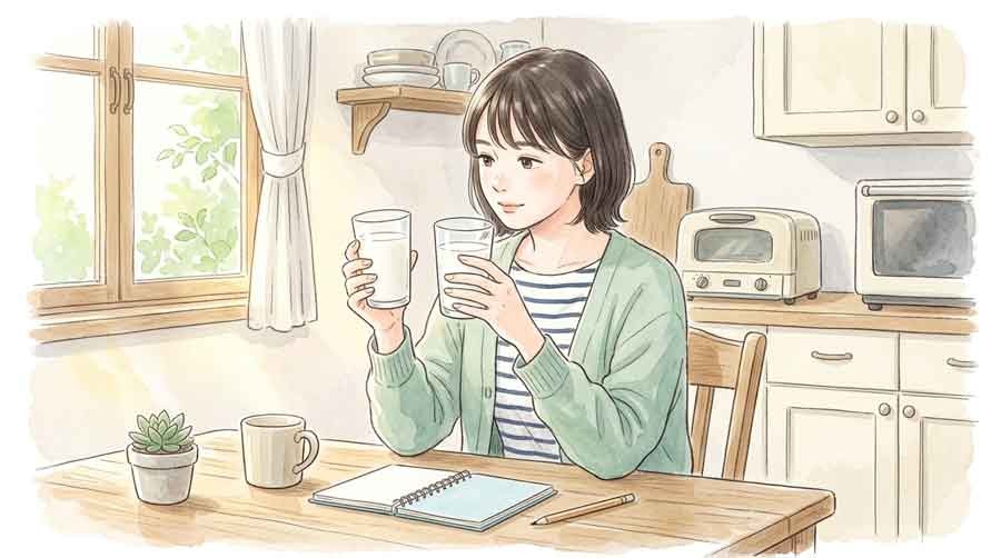 放牧牛乳の価格帯を比較する早見表イメージ