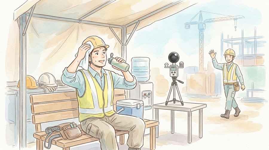 スマートリモコンでエアコンを遠隔操作する家族
