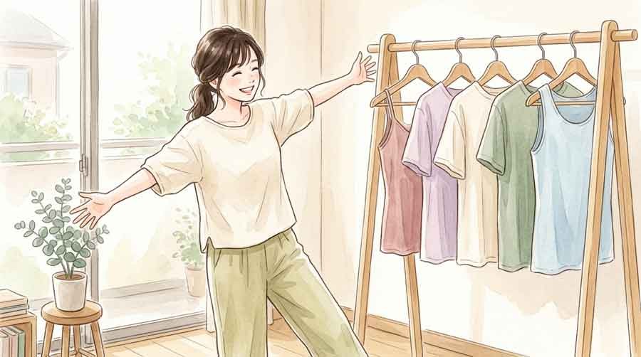 無印良品「着るスキンケア」婦人用ラインアップの特徴イメージ