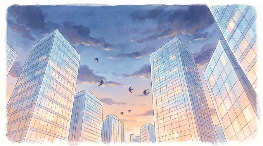 将来設計に悩む30代女性が窓の外を見つめる様子