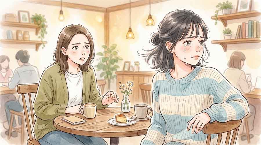 SUPER BEAVER 説教くさいのに涙腺崩壊するカフェでの女性