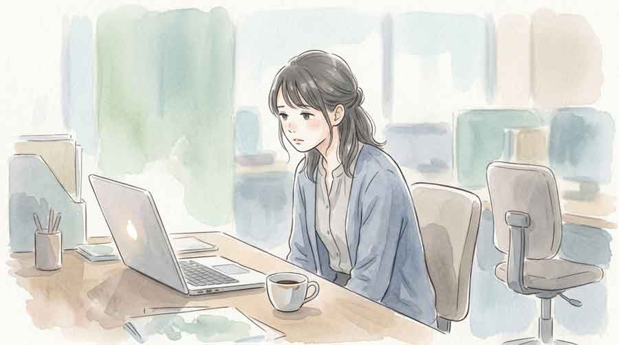 手帳にスケジュールを書き込みながら微笑む女性