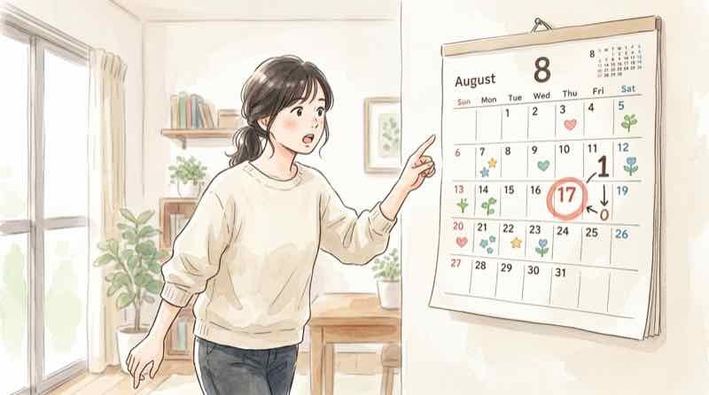 2026年8月のゆうちょATM限度額引き下げ改定を示すカレンダーのイメージ