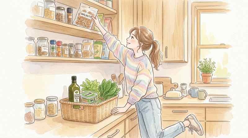 脳のゴミ対策の食べ物として青魚や納豆が並ぶ食卓のイメージ