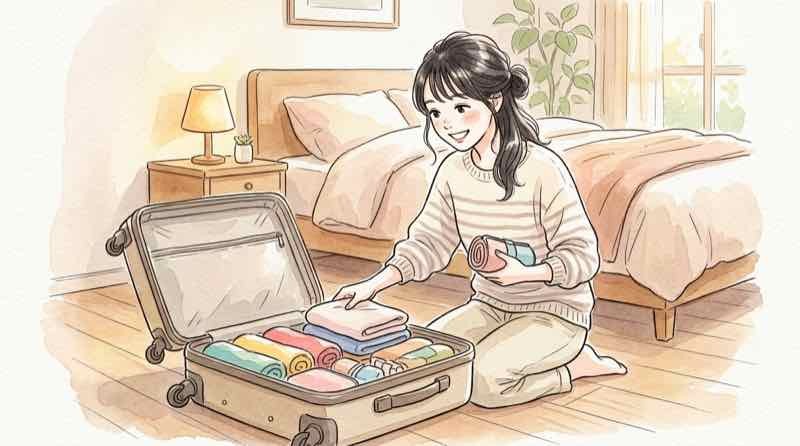 円安が家計に与える影響を電卓片手に考える女性