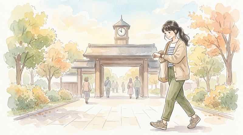 コミケ108午後入場は何時から?12:30の入場ゲートに向かう参加者のイラスト