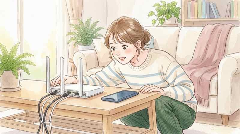 1Gと10Gのどちらを選ぶか考える女性