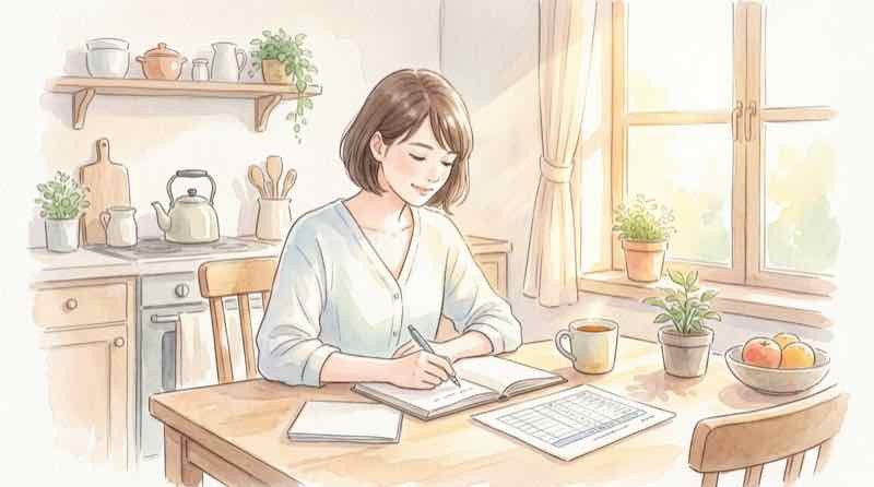 光回線工事が来ない苦情を待つ女性のイラスト