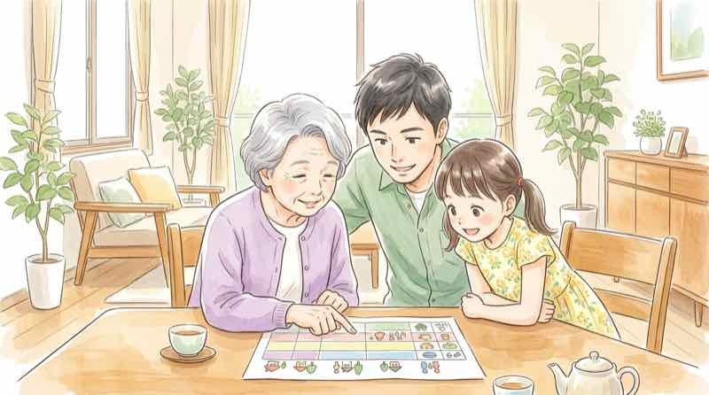 1割2割3割の負担割合を早見表で確認する家族