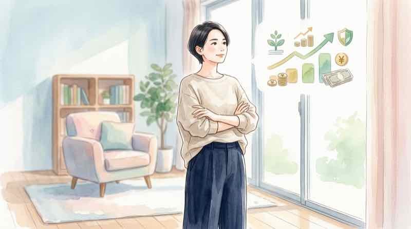 1000万円を超える資産の置き場所を考える女性