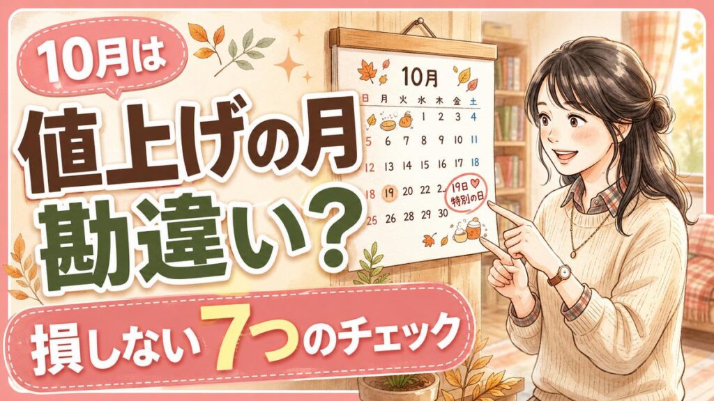 2026年10月から変わることを見つめる女性の驚いた表情
