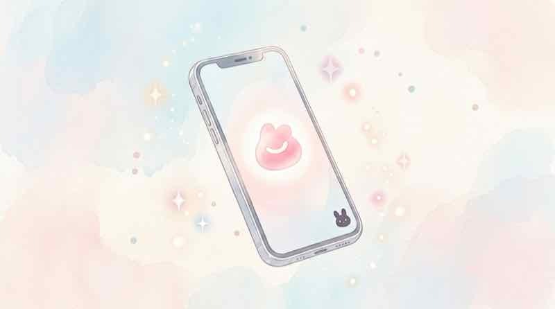 マイナアプリとは何かスマホを見て驚く女性のイラスト