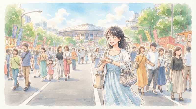 ロッキン新幹線日帰りで東京駅の京葉線ホームから新幹線ホームへ乗り換える距離の長さのイメージ